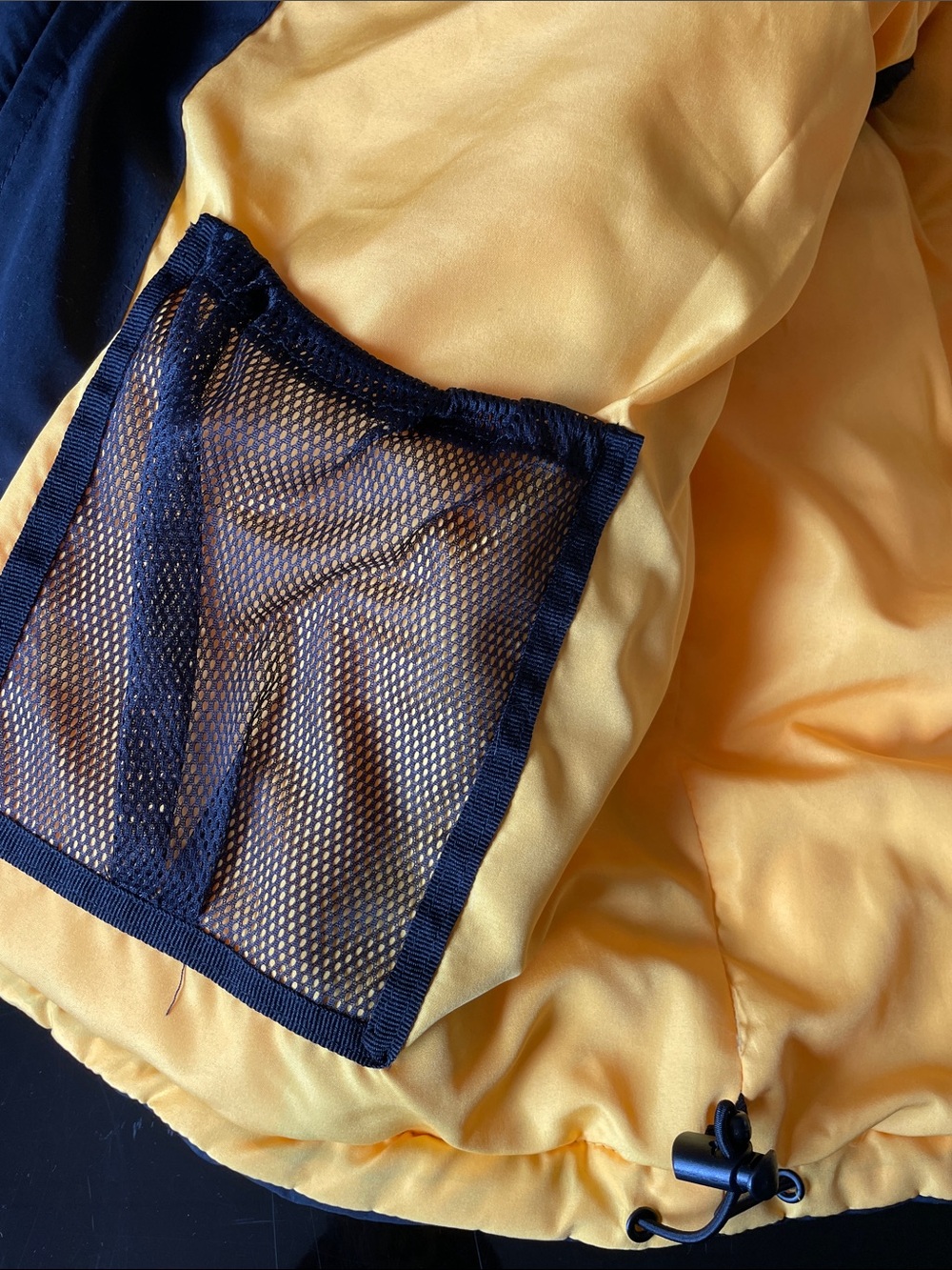 Caterpillar Black Puffer Vest with Yellow Accents - Picture 9 of 9